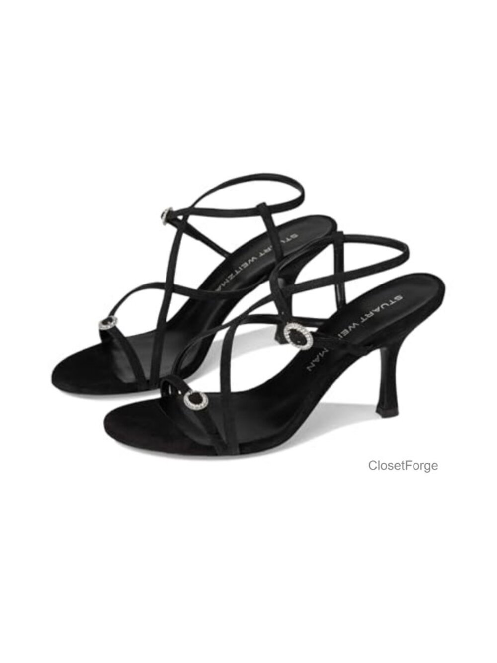 Leather Strappy Gladiator Heeled Sandals Stiletto Party Dress Shoes